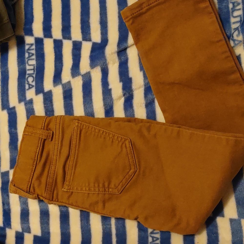 Wonder Nation size 5 brown jeans similar to mens Carhartt pants